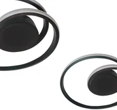 Lampy pozostałe - Milagro Czarna Lampa Sufitowa Fantasy 30 W Led ML6412 - miniaturka - grafika 1