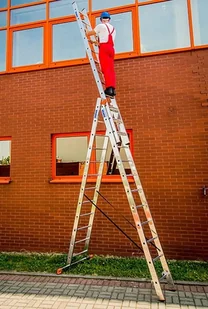 Krause 996 99674955 Drabina profesjonalna Monto Tribilo 3x9 wysokość robocza 6,90m) 74955-uniw - Drabiny - miniaturka - grafika 6