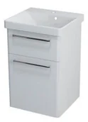 Szafki łazienkowe - Sapho THEIA szafka umywalkowa 46,4x70x44,2cm, 2 szuflady, biała TH050 - miniaturka - grafika 1