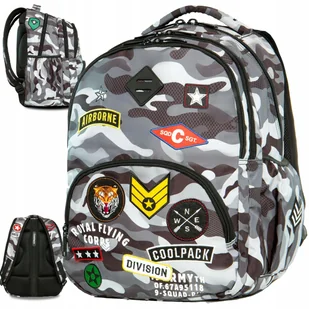 Plecak CoolPack Bentley 30L, Camo Black Badges - Plecaki - miniaturka - grafika 4
