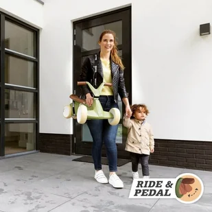 Berg GO2 Gokart Jeździk Rowerek 2w1 Retro Green 24.50.08.00 - Jeździki dla dzieci - miniaturka - grafika 15