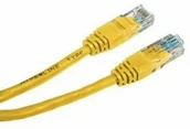 Kable miedziane - No name UTP patchcord Cat.5e RJ45 M-0.5m nieekranowany żółty economy KB005YNS01 - miniaturka - grafika 1