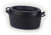 Brytfanny - Le Creuset Doufeu brytfanna owalna, 32 cm, czarny, 32 cm 25084320000460 - miniaturka - grafika 1