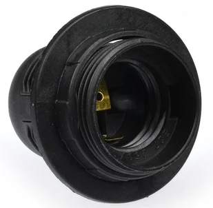 Pawbol Oprawka E27 plastik z kołnierzem czarna (20) - Oprawy, klosze i abażury - miniaturka - grafika 3