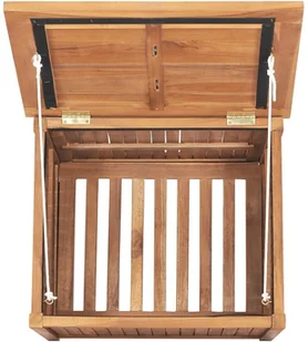 VidaXL Lumarko Skrzynia ogrodowa, 60x50x58 cm, lite drewno tekowe 315379 VidaXL - Skrzynie ogrodowe - miniaturka - grafika 6