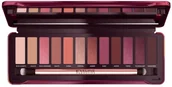 Cienie do powiek - Eveline Cosmetics Ruby Glamour Eyeshadow Palette paleta 12 cieni do powiek 88855-uniw - miniaturka - grafika 1