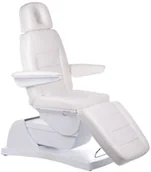 Fotele kosmetyczne - Elektr fotel kosmetyczny Bologna BG-228-4 biały BG-228-4/WHITE - miniaturka - grafika 1