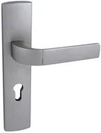 Klamki - Domino Klamka do drzwi Fokus uniwersalna nikiel mat - miniaturka - grafika 1