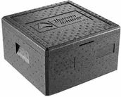 Wyposażenie lokali gastronomicznych - Thermohauser EPP pojemnik termiczny do pizzy, czarny, z pokrywką, 21,5 l 4000249718 - miniaturka - grafika 1