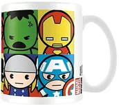 Kubki - Marvel Kawaii bohaterów ceramiczny kubek, wielokolorowy MG23623 - miniaturka - grafika 1