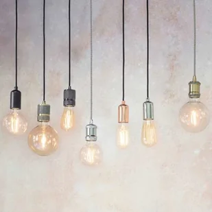 Endon Industrialna LAMPA wisząca URBAN 76586 Endon metalowa OPRAWKA na żarówkę ZWIS loftowy czarny 76586 - Lampy sufitowe - miniaturka - grafika 5