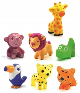 Djeco figurka Gumowe zwierzątka, zestaw - Figurki dla dzieci - miniaturka - grafika 3