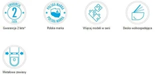 Deante Deska wolnoopadająca Slim Peonia CDE6SOZ - Deski sedesowe - miniaturka - grafika 7