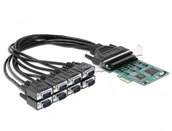 Kontrolery - DeLOCK 90411 adapter RS-232 Wewnętrzny, Karta interfejsu - miniaturka - grafika 1