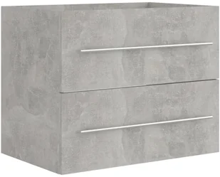 VidaXL Lumarko 2-częściowy zestaw mebli łazienkowych, szarość betonu, płyta 804849 VidaXL - Meble łazienkowe - miniaturka - grafika 11