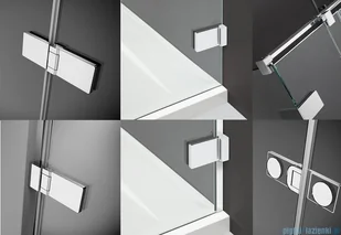 Radaway Arta Kdj II kabina 90x75cm prawa szkło przejrzyste 386455-03-01R/386040-03-01R/386018-03-01 - Kabiny prysznicowe - miniaturka - grafika 3