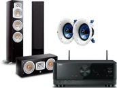 Kino domowe - Yamaha RX-V4A + NS-555 + NS-C444 + 2 x NS IC600 Czarny - miniaturka - grafika 1