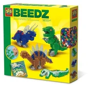 Prace ręczne dla dzieci - SES NL Koralikowe prasowanki Dinozaury 3D - miniaturka - grafika 1