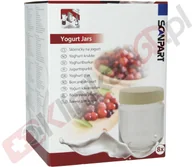 Akcesoria i części AGD - Scanpart Słoiki do jogurtu z zakrętką 8szt. 2990000001 - miniaturka - grafika 1
