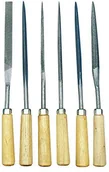 Akcesoria rzeźbiarskie - RAYHER HOBBY Rayher 2723800 pilniki zestaw z drewnianym uchwytem, 6 rodzaje 2723800 - miniaturka - grafika 1