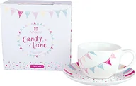 Filiżanki - Ashdene Filiżanka Do Kawy I Herbaty Porcelanowa Ze Spodkiem Ashdene Candy Lane Biała 250 Ml - miniaturka - grafika 1