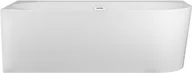 Wanny - Corsan Wanna narożna Intero prawa 160 cm z szeroką krawędzią i wykończeniem białym 648783 - miniaturka - grafika 1