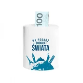 Skarbonki - Na podróż dookoła świata - skarbonka z nadrukiem - miniaturka - grafika 1