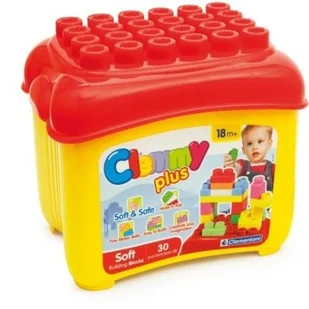Clementoni 30 miękkich pachnących klocków w pojemniku Clemmy Plus - Klocki - miniaturka - grafika 2