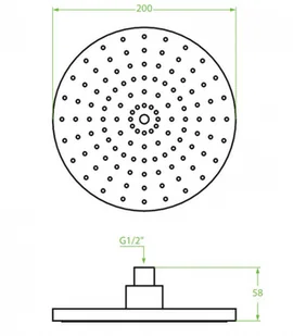 Laveo Deszczownica RONDO NLX 0DAD NLX 0DAD - Deszczownice - miniaturka - grafika 2