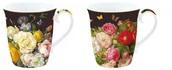 Kubki - Nuova Cer Easy life r2s KUBKI PORCELANOWE Victorian Garden - Kwiaty - KOMPLET 2 Szt. 1172 VICT - miniaturka - grafika 1