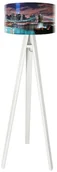 Lampy stojące - Macodesign Lampa podłogowa Manhattan nocą tripod-foto-015p-w, 60 W - miniaturka - grafika 1