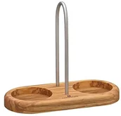 Pozostałe akcesoria barmańskie - Zassenhaus 0000036060 młynek do podstawki, z uchwytem z drewna oliwkowego, ze stali nierdzewnej, brązowy 0000036060 - miniaturka - grafika 1