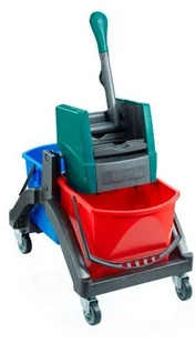 Leifheit Profesjonalny wózek do sprzątania Duo - Wózki serwisowe - miniaturka - grafika 2