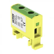 Kostki, złączki, wtyczki - Geberit MOREK szyn. 1,5-16mm2 żółt-ziel 2otwor 1P MAA1016Y10 Morek 3750 MAA1016Y10 - miniaturka - grafika 1