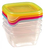 Pojemniki kuchenne - Curver Pojemników na żywność Fresh&Go, 4x250 ml - miniaturka - grafika 1