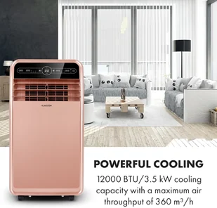 Klarstein Metrobreeze New York Smart 12k, klimatyzator mobilny, 12000BTU/3,5 kW, EEC A, pilot DXJ2-MtrbrzNYSmrt12R - Klimatyzatory - miniaturka - grafika 5