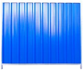 Ogrodzenia - Polbram Panel ogrodzeniowy 216 x 200 cm budowlany trapezowy - miniaturka - grafika 1