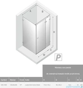 New Trendy Avexa Gold Shine EXK-1685 - Kabiny prysznicowe - miniaturka - grafika 2