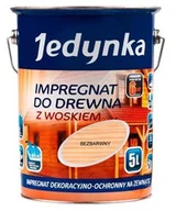 Farby i impregnaty do drewna - Jedynka IMPREGNAT DO DREWNA Z WOSKIEM- bezbarwny, 5 l - miniaturka - grafika 1