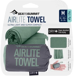 SEA TO SUMMIT Ręcznik Airlite Towel M - sage green AAIR/SG/M - Ręczniki - miniaturka - grafika 3