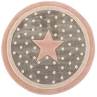 Dywany - Dywan Kids koło gwiazdki 120 cm różowy 502872 - miniaturka - grafika 1