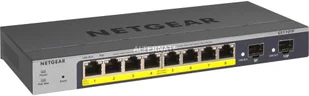Netgear GS110TP Zarządzany L2/L3/L4 Gigabit Ethernet (10/100/1000) Szary Obsługa PoE, Przełącznik - Switche Netgear GS110TP Zarządzany L2/L3/L4 Gigabit Ethernet (10/100/1000) Szary Obsługa PoE, Przełącznik - Switche - miniaturka - grafika 1