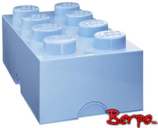 Lego POJEMNIK 8 JASNONIEBIESKI 400461 L.8 JNIEBIE 400461 - Pojemniki na zabawki - miniaturka - grafika 3