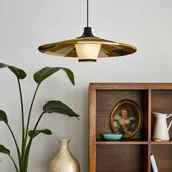 Lampy sufitowe - Forestier Forestier Parrot żyrandol M, zielony - miniaturka - grafika 1