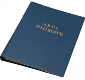 Teczki i aktówki - Panta Plast Teczka na akta osobowe format A4, granatowa Rabaty Porady Hurt Autoryzowana dystrybucja Szybka dostawa - miniaturka - grafika 1