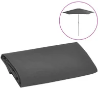 Parasole ogrodowe - vidaXL Zamienne pokrycie do parasola ogrodowego, antracytowe, 300 cm 313796 - miniaturka - grafika 1