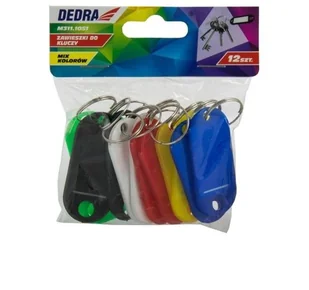 Dedra Przywieszki do kluczy mix kolorów M311.1051 1901do2000-39-uniw - Pozostałe wyposażenie warsztatu - miniaturka - grafika 3