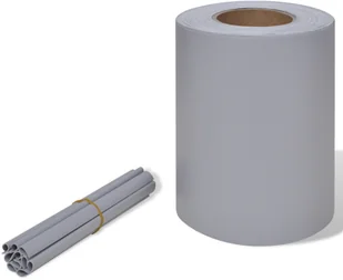 vidaXL vidaXL Osłona na płot siatka PCV jasnoszara (70 x 0,19 m) - Ogrodzenia - miniaturka - grafika 2