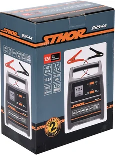 Sthor PROSTOWNIK 6/12V 12A 210Ah LEDOWY WSKAŹNIK NAŁADOWANIA 82544 82544 - Narzędzia warsztatowe - miniaturka - grafika 3