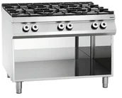 Piece, kotły  i płyty grzejne gastronomiczne - Bartscher 6-PALNIKOWA KUCHNIA GAZOWA 1X3,5 KW 2X5 KW 3X8 KW 2951121 - miniaturka - grafika 1